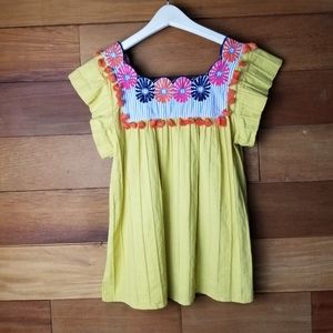 Altar'd state floral embroidered sleeveless top size S